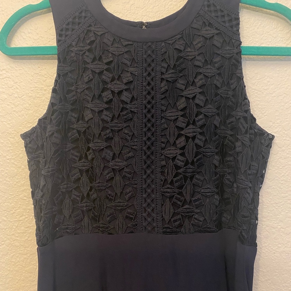 Navy Blue Anne Taylor Dress - Picture 6 of 6